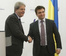 Paolo Dzhentiloni and Pavel Klimkin