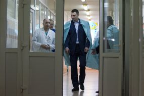 Vitali Klitschko visited the police in emergency hospital