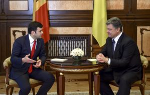 Petr Poroshenko and Cyril Gaburich