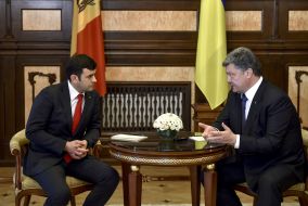 Petr Poroshenko and Cyril Gaburich