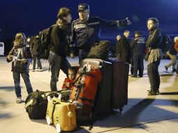 The IL-76 plane, which evacuated Ukrainians from Nepal disaster area, landed at the Boryspil airport near Kiev