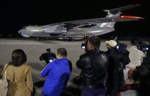 The IL-76 plane, which evacuated Ukrainians from Nepal disaster area, landed at the Boryspil airport near Kiev