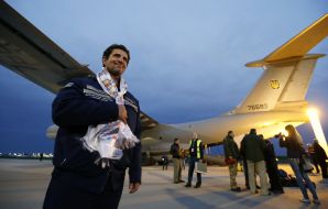 The IL-76 plane, which evacuated Ukrainians from Nepal disaster area, landed at the Boryspil airport near Kiev