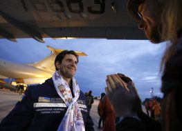 The IL-76 plane, which evacuated Ukrainians from Nepal disaster area, landed at the Boryspil airport near Kiev