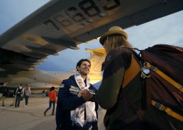 The IL-76 plane, which evacuated Ukrainians from Nepal disaster area, landed at the Boryspil airport near Kiev