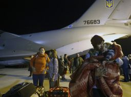 The IL-76 plane, which evacuated Ukrainians from Nepal disaster area, landed at the Boryspil airport near Kiev