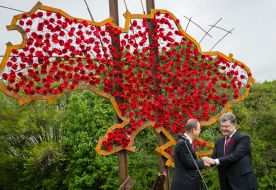 Petro Poroshenko and Ban Ki-moon