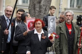 The opening of the memorial plaque to Joseph Stalin