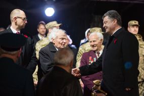 Petr Poroshenko and Arseniy Yatsenyuk