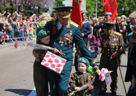 The participants of the Victory Parade