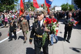 The participants of the Victory Parade