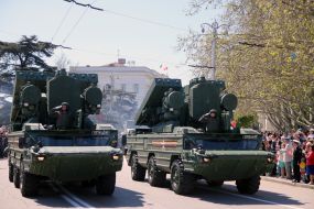 Military equipment on Parade