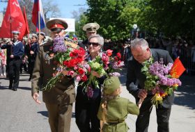 The participants of the Victory Parade