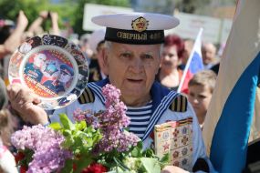 The participants of the Victory Parade