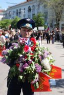 The participants of the Victory Parade
