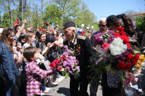 The participants of the Victory Parade