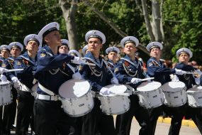 The participants of the Victory Parade