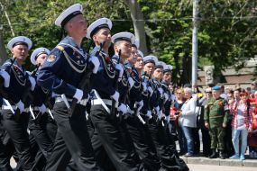 The participants of the Victory Parade