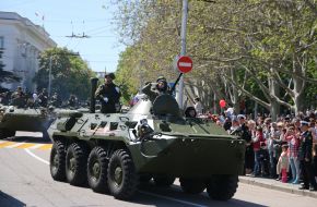 Military equipment on Parade