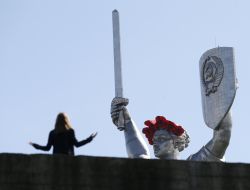 The monument "The Motherland"