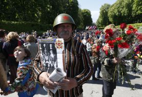 Participants of the events to celebrate the 70th anniversary of the Victory