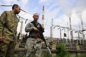 Soldiers of the 80th separate airmobile brigade