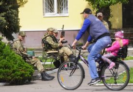 Soldiers of the 80th separate airmobile brigade