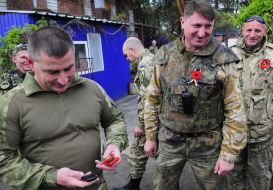 Soldiers of the 92th separate airmobile brigade