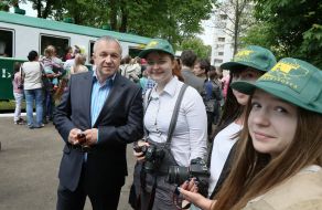 Открытие нового сезона на детской железной дороге