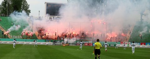 Playing moment of match