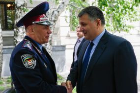 Vladimir Cherney and Arsen Avakov
