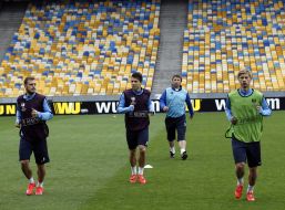 Павел Ксенз, Евгений Коноплянка и Валерий Федорчук