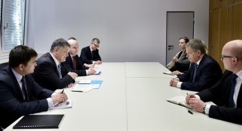 Meeting of Petro Poroshenko and Sauli Niyniste