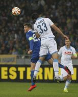 Soccer. The Europa League semifinal, May 14, 2015. FC Dnepr - FC Napoli