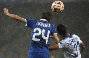 Soccer. The Europa League semifinal, May 14, 2015. FC Dnepr - FC Napoli