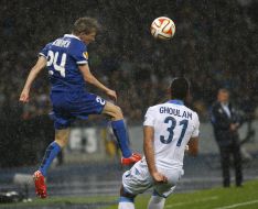 Soccer. The Europa League semifinal, May 14, 2015. FC Dnepr - FC Napoli