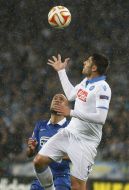 Soccer. The Europa League semifinal, May 14, 2015. FC Dnepr - FC Napoli
