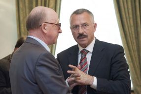 Mikhail Teplyuk and Serhiy Holovaty