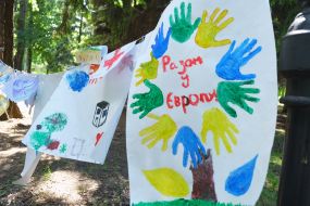 Детский рисунок "Вместе в Европу"