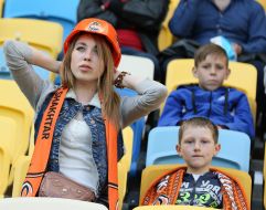 Fans of FC "Shakhter"