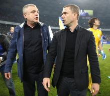 Sergey Rebrov and Igor Surkis