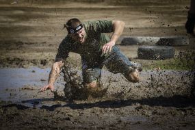 Участник соревнований "Гонка нации"