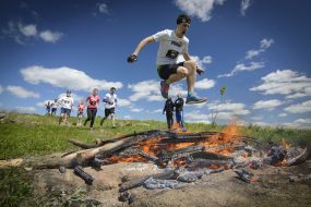 Участники соревнований "Гонка нации"
