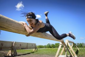 Участница соревнований "Гонка нации"