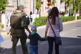 The police officer and his family