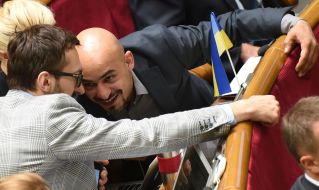 Mustafa Nayem and Sergei Leshchenko