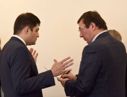 David Sakvarelidze and Yuriy Lutsenko