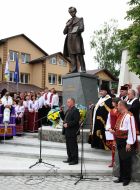 Opening of monument to Taras Shevchenko