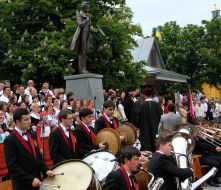 Opening of monument to Taras Shevchenko