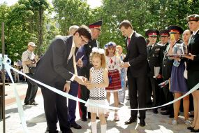 Андрей Пивоварский на открытии дома